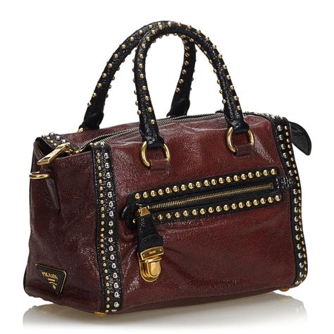 borsa bordeaux prada|Vintage Prada Handbags and Purses .